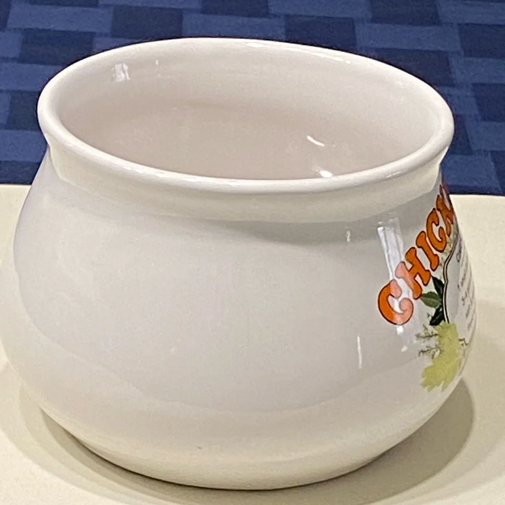 Dat’l Do-It, Inc. Chicken Soup‎ Recipe Ceramic Mug Bowl Cup 14 Oz.